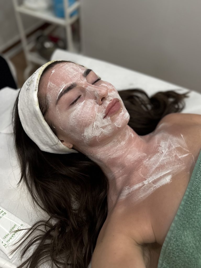 Maska tijekom GREEN PEEL tretmana